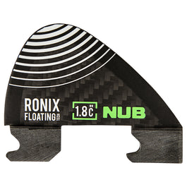 1.8" - Floating Fin-S 2.0 - Nub Center Surf Fin - Carbon - 2024